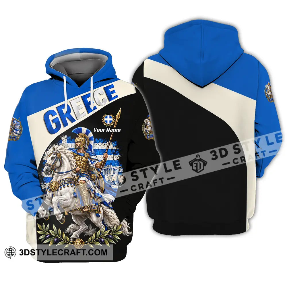 Unisex Shirt - Custom Greece Shirt - Hoodie / S - T-shirt