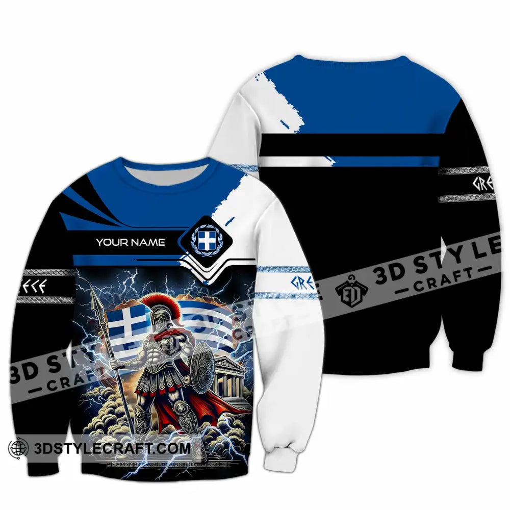 Unisex Shirt - Custom Greece Shirt Long Sleeve / S T-shirt