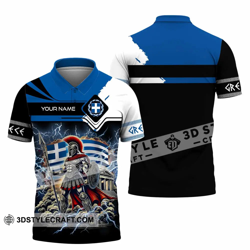 Unisex Shirt - Custom Greece Shirt Polo Shirt / S T-shirt
