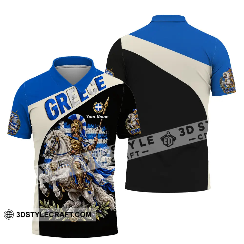 Unisex Shirt - Custom Greece Shirt - Polo Shirt / S - T-shirt