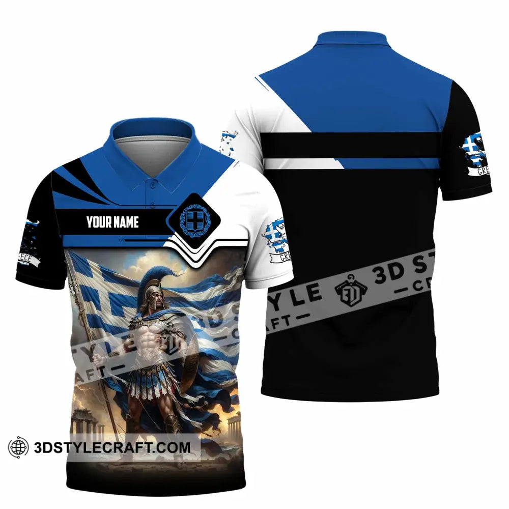 Unisex Shirt - Custom Greece Shirt Polo Shirt / S T-shirt