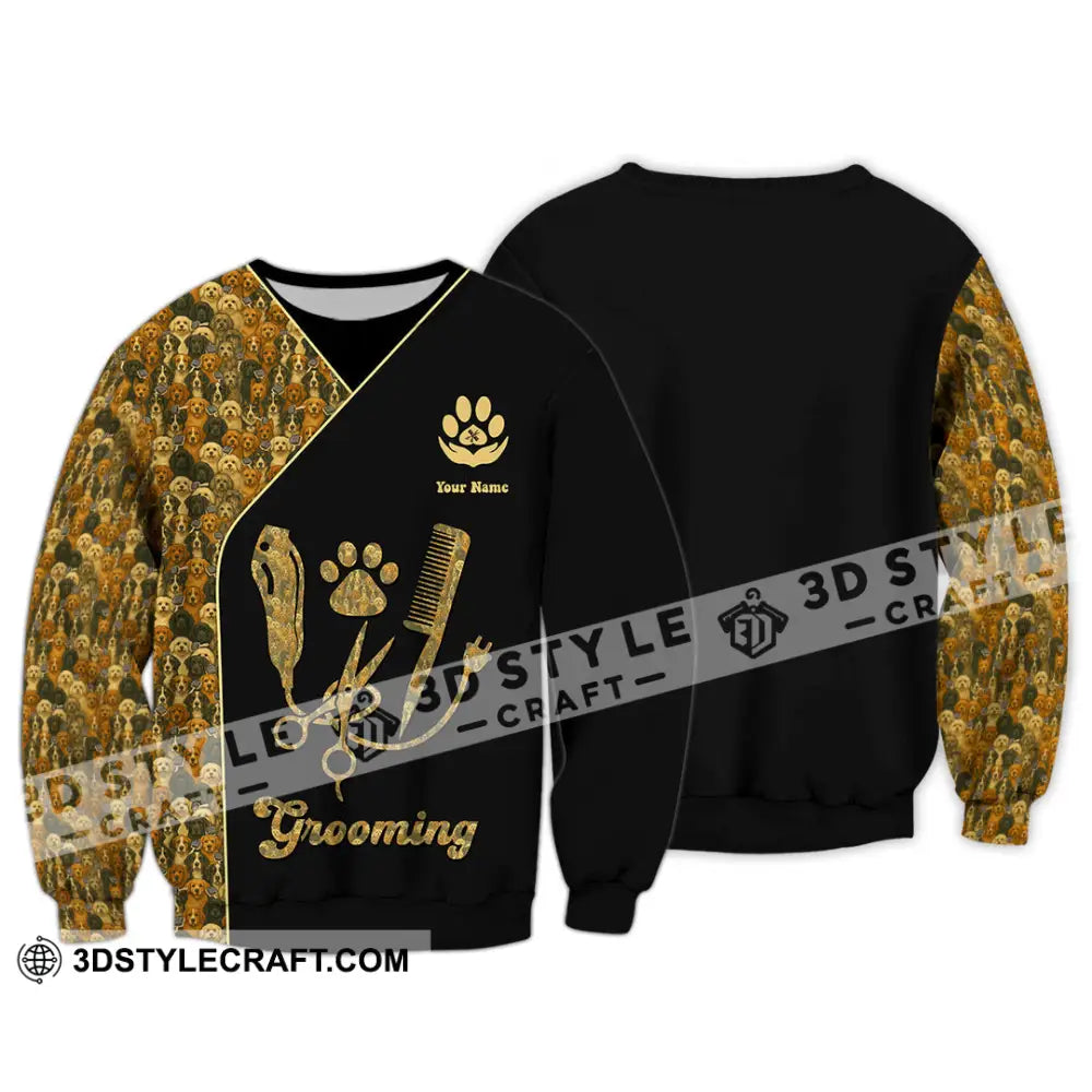 Unisex Shirt Custom Groomer Shirt Long Sleeve / S T shirt