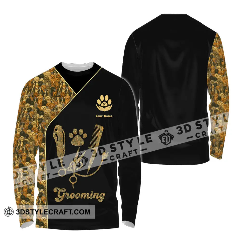 Unisex Shirt Custom Groomer Shirt Long Sleeve Shirt / S T shirt