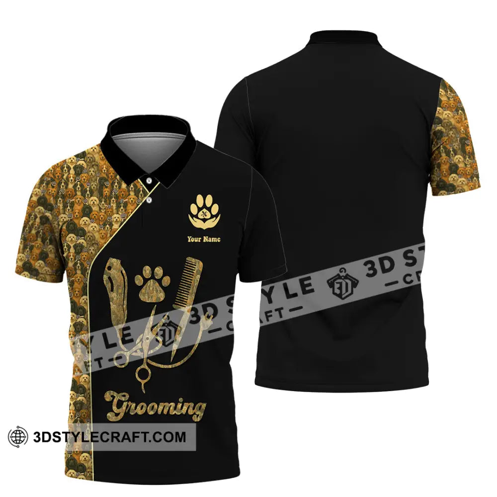 Unisex Shirt Custom Groomer Shirt Polo Shirt / S T shirt