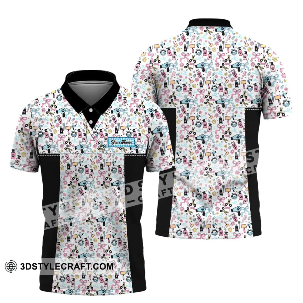 Unisex Shirt Custom Groomer Shirt Polo Shirt / S T shirt