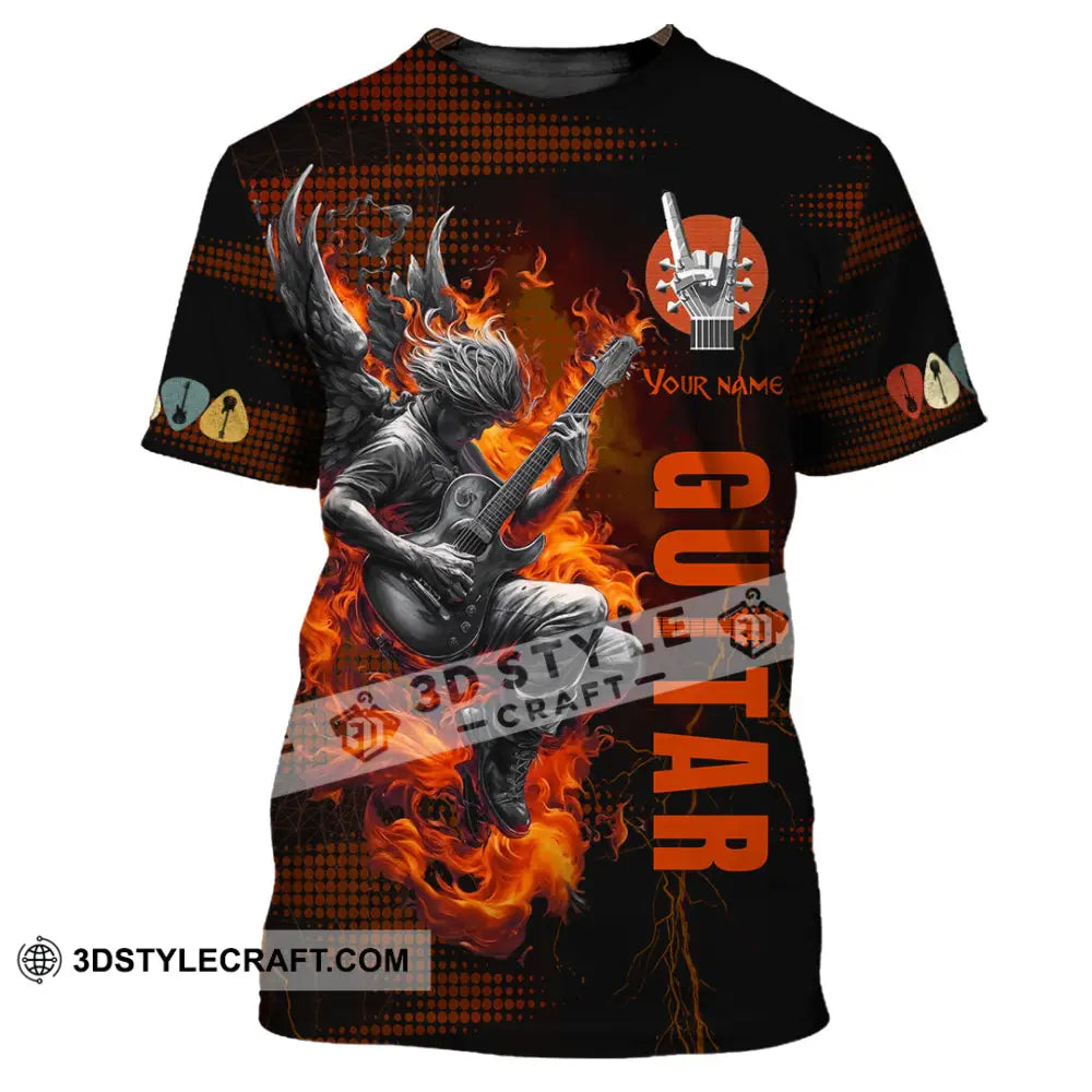 Unisex Shirt Custom Guitar Player Shirt T Shirt / S T shirt