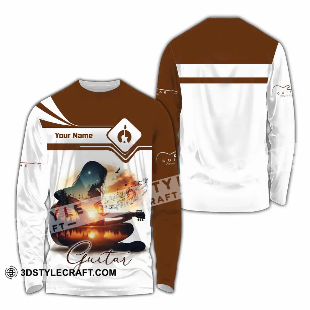 Unisex Shirt - Custom Guitarist Shirt - Long Sleeve Shirt / S - T-shirt