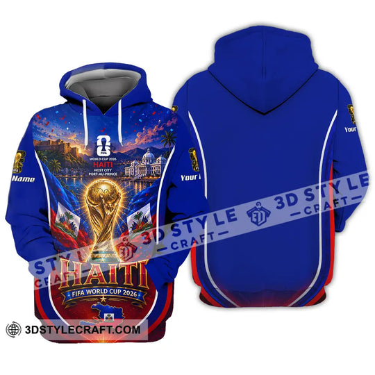 Unisex Shirt - Custom Haiti World Cup 2026 Shirt style option 3