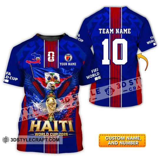 Unisex Shirt - Custom Haiti World Cup 2026 Shirt style option 1