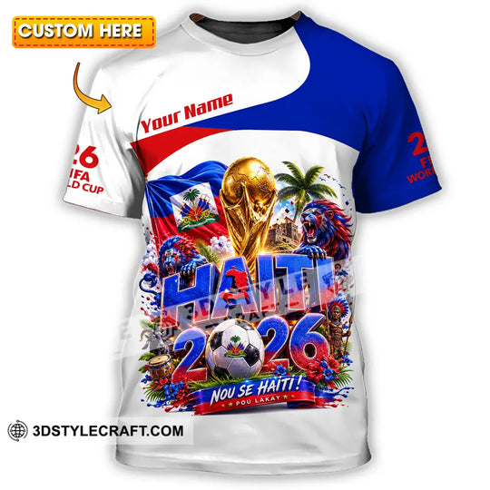 Unisex Shirt - Custom Haiti World Cup 2026 Shirt style option 1