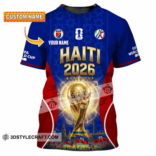 Unisex Shirt - Custom Haiti World Cup 2026 Shirt - T-shirt