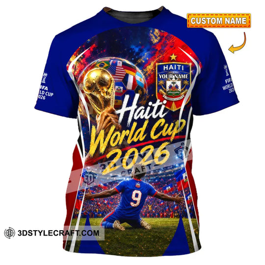 Unisex Shirt - Custom Haiti World Cup 2026 Shirt style option 1