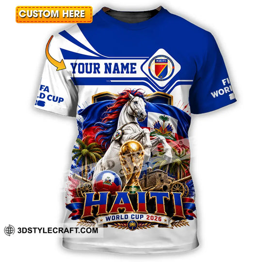 Unisex Shirt - Custom Haiti World Cup 2026 Shirt style option 1