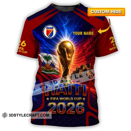 Unisex Shirt - Custom Haiti World Cup 2026 Shirt style option 1