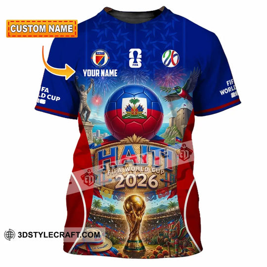 Unisex Shirt - Custom Haiti World Cup 2026 Shirt style option 1