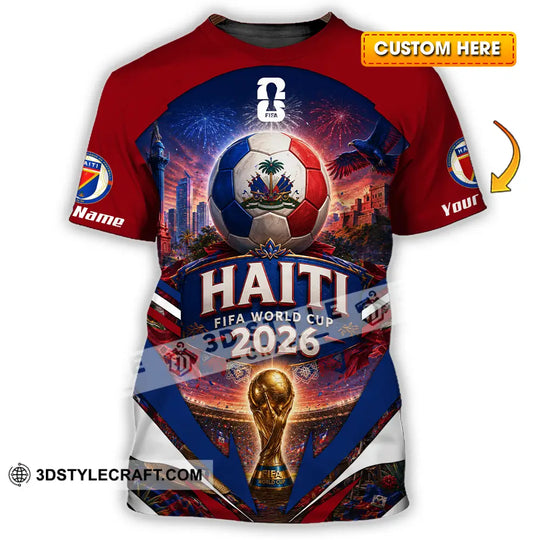 Unisex Shirt - Custom Haiti World Cup 2026 Shirt style option 1