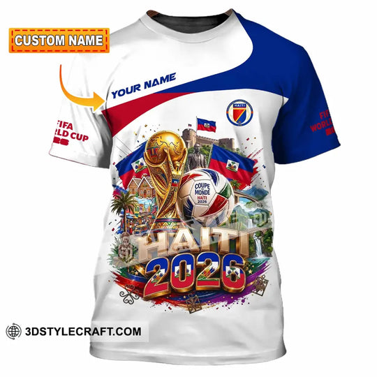 Unisex Shirt - Custom Haiti World Cup 2026 Shirt style option 1