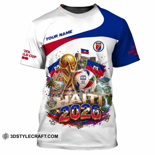 Unisex Shirt - Custom Haiti World Cup 2026 Shirt style option 4