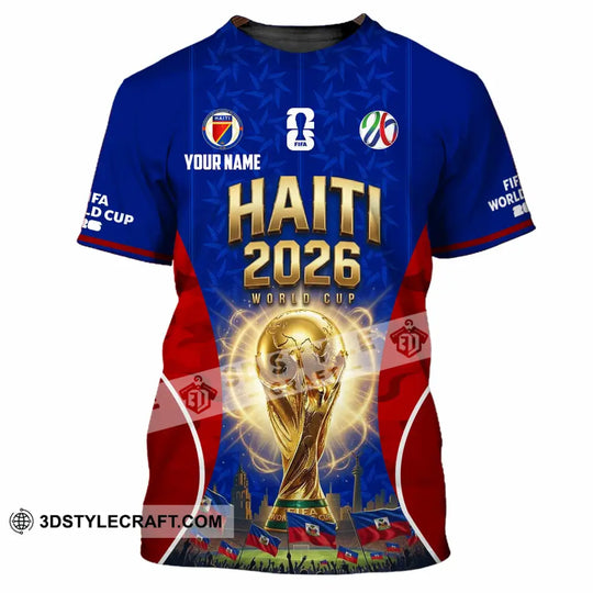 Unisex Shirt - Custom Haiti World Cup 2026 Shirt style option 2