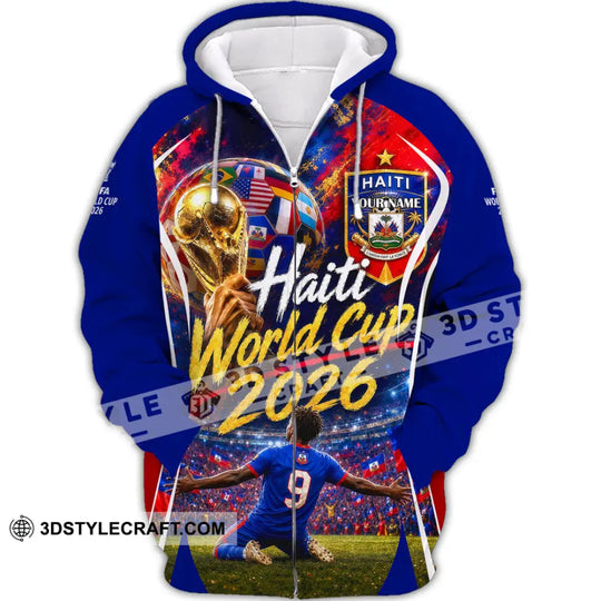 Unisex Shirt - Custom Haiti World Cup 2026 Shirt style option 3