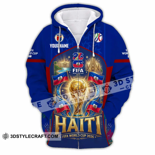 Unisex Shirt - Custom Haiti World Cup 2026 Shirt style option 4