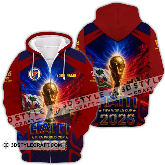 Unisex Shirt - Custom Haiti World Cup 2026 Shirt style option 4