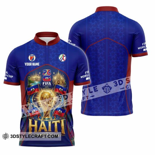 Unisex Shirt - Custom Haiti World Cup 2026 Shirt style option 2