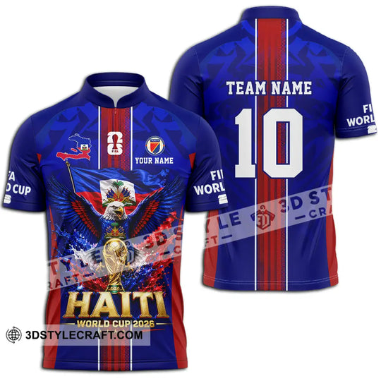 Unisex Shirt - Custom Haiti World Cup 2026 Shirt style option 2