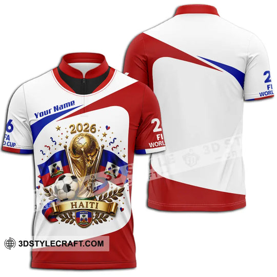 Unisex Shirt - Custom Haiti World Cup 2026 Shirt style option 2