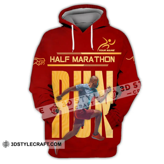 Unisex Shirt - Custom Half Marathon Run 3D Shirt style option 3