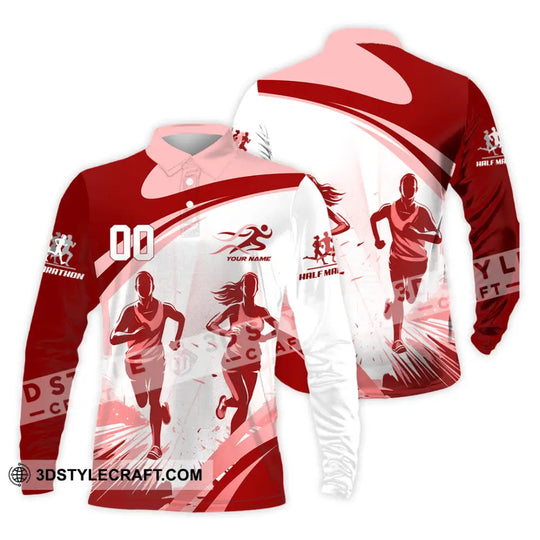 Unisex Shirt - Custom Half Marathon Run 3D Shirt style option 4