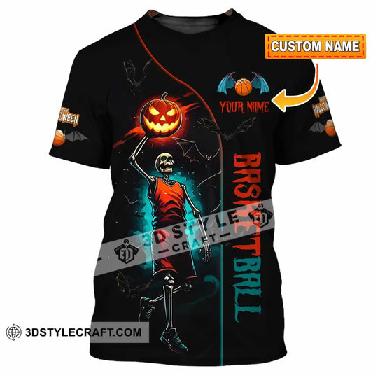 Unisex Shirt - Custom Halloween Basketball Sport Shirt style option 1