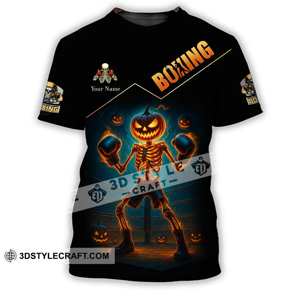 Unisex Shirt - Custom Halloween Boxing Lover Sport Shirt T-Shirt / S T-shirt