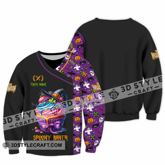 Unisex Shirt - Custom Halloween Spooky Baker Shirt style option 3