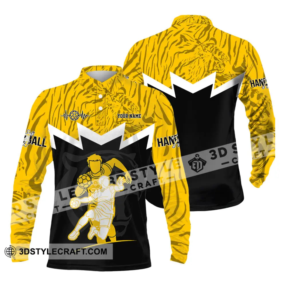 Unisex Shirt Custom Handball Shirt Long Sleeve Polo / S T shirt