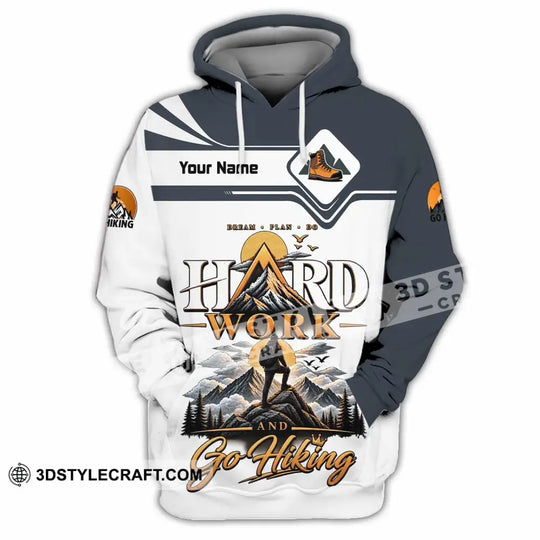 Unisex Shirt - Custom Hard Work And Go Hiking Shirt style option 3