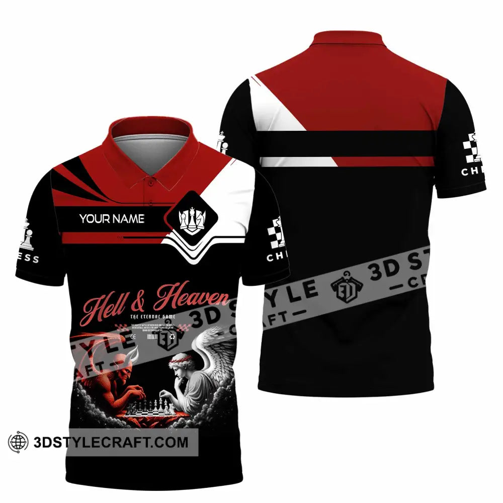 Unisex Shirt Custom Hell And Heaven Shirt Polo Shirt / S T shirt