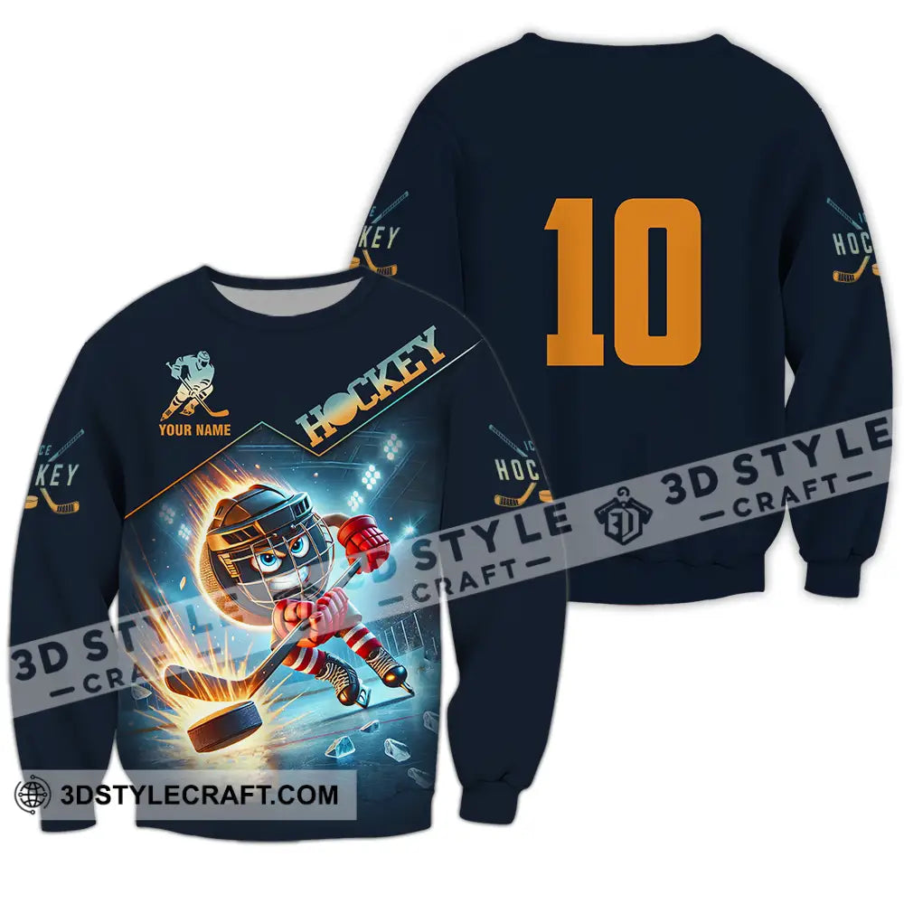 Unisex Shirt - Custom Hockey Shirt Long Sleeve / S T-shirt