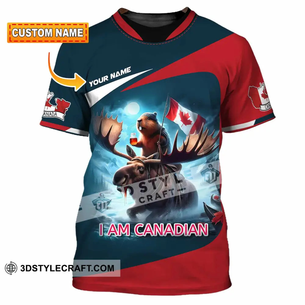 Unisex Shirt - Custom I Am Canadian Shirt T-shirt