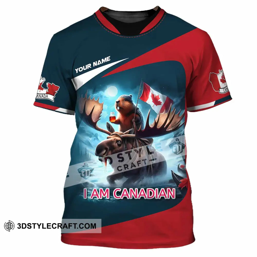 Unisex Shirt - Custom I Am Canadian Shirt T-Shirt / S T-shirt
