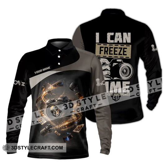 Unisex Shirt - Custom I Can Freeze Time Shirt style option 3