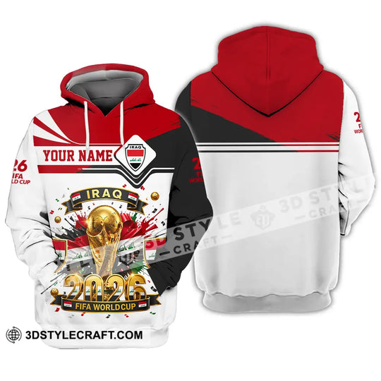 Unisex Shirt - Custom Iraq World Cup 2026 3D Shirt style option 3