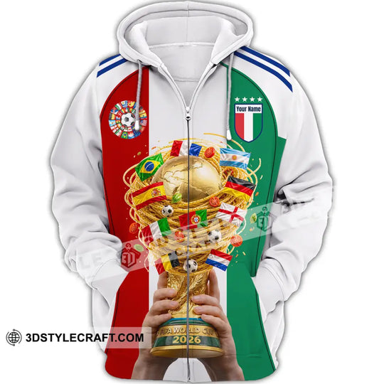 Unisex Shirt - Custom Italy World Cup 2026 Shirt style option 3
