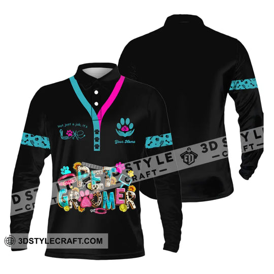 Unisex Shirt - Custom It's Not Just A Job, It's Love, Pet Groomer Shirt style option 3