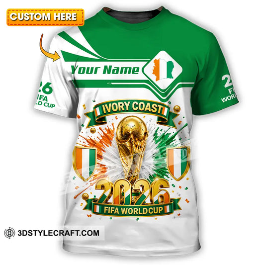 Unisex Shirt - Custom Ivory Coast World Cup 2026 Shirt - T-shirt