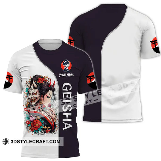 Unisex Shirt - Custom Japan Geisha3D Shirt style option 2