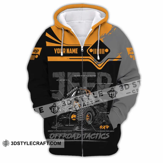 Unisex Shirt - Custom Jeep Offroad Tactics 3D Shirt style option 3