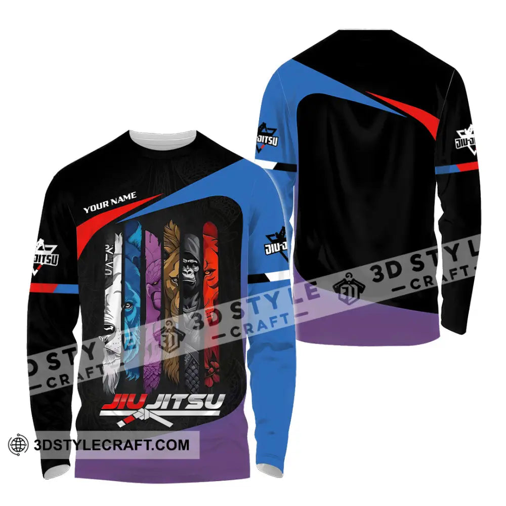 Unisex Shirt - Custom Jiu Jitsu 3D Shirt Long Sleeve Shirt / S T-shirt