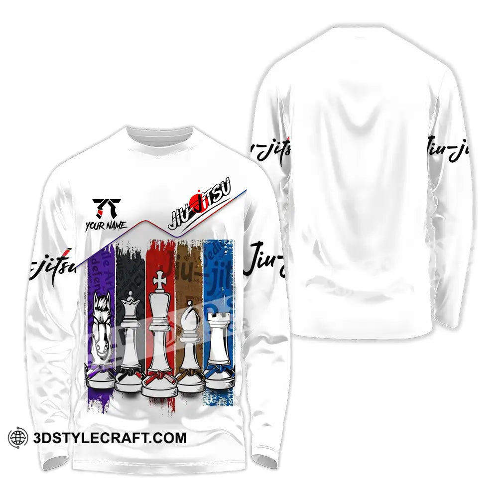 Unisex Shirt - Custom Jiu Jitsu 3D Shirt Long Sleeve Shirt / S T-shirt