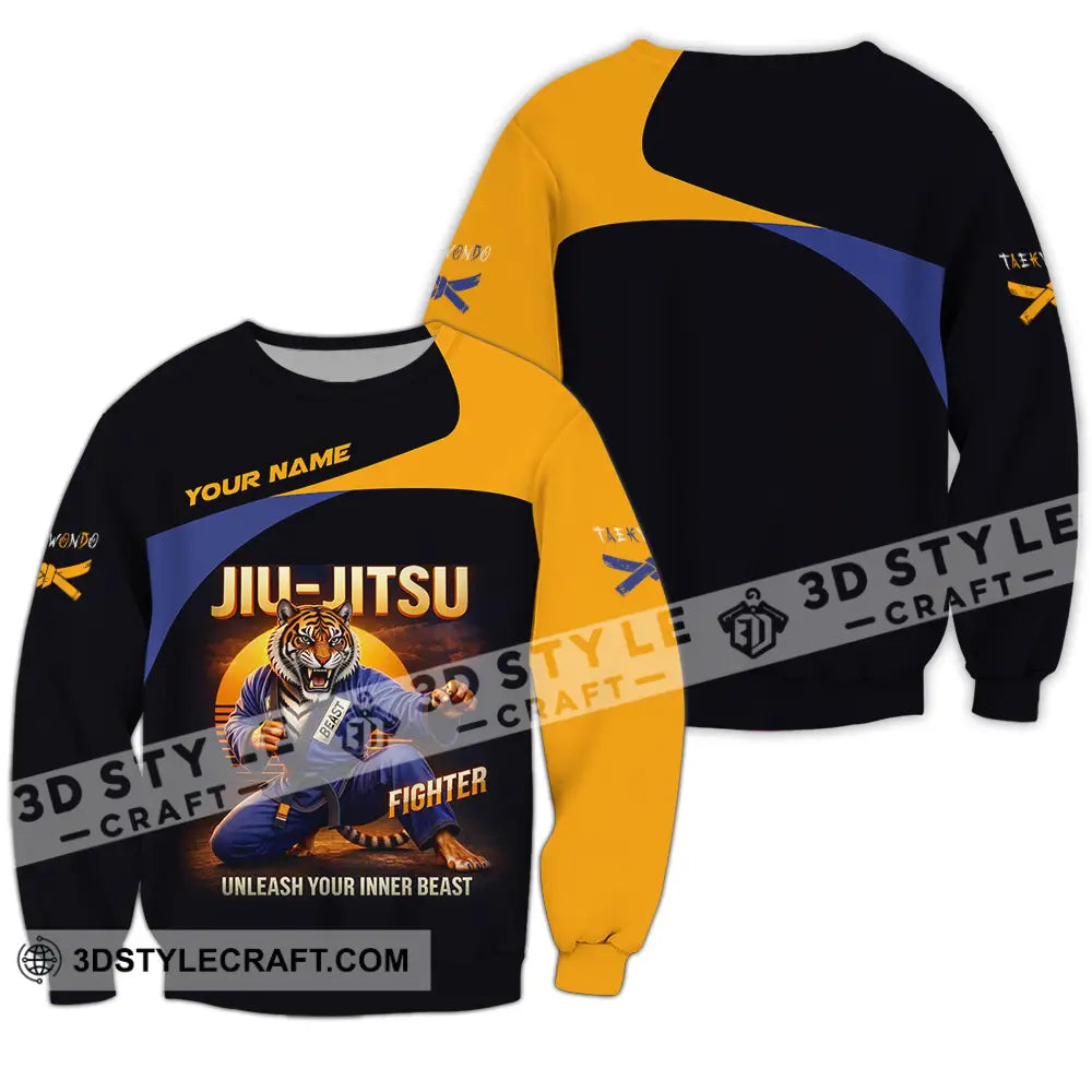 Unisex Shirt - Custom Jiu Jitsu 3D Shirt Long Sleeve / S T-shirt
